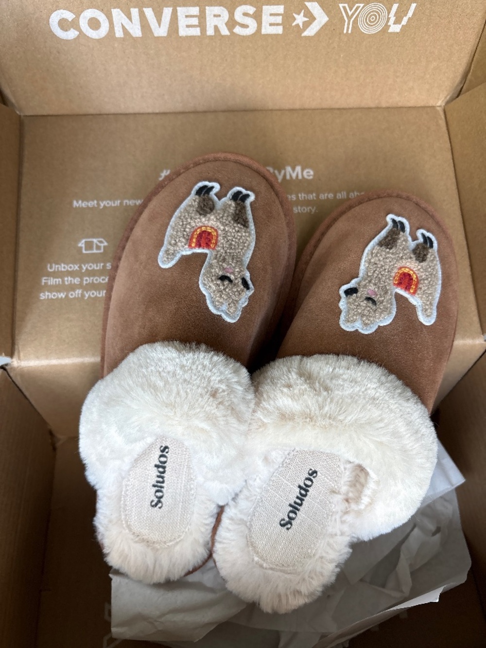Llama slippers